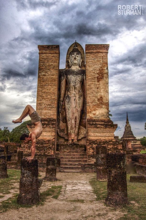 Yoga In Photos: Asanas At The Ancient Temples Of Thailand Hero Image