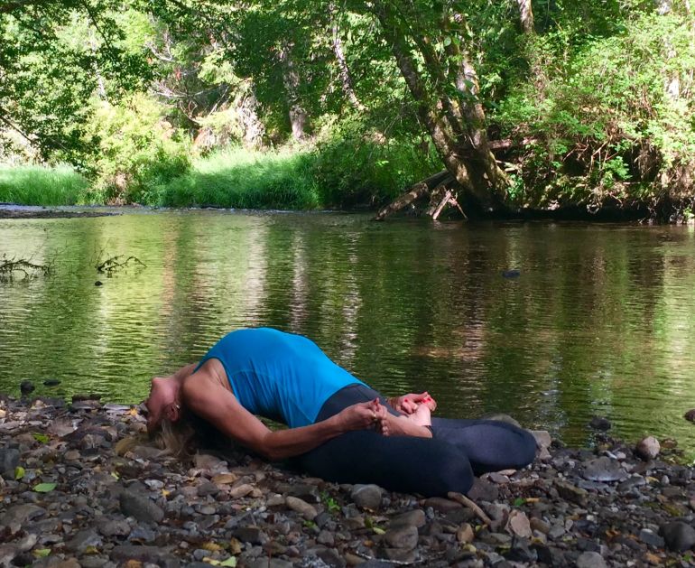 This Calming Yoga Flow Will Keep You Centered All Summer Hero Image