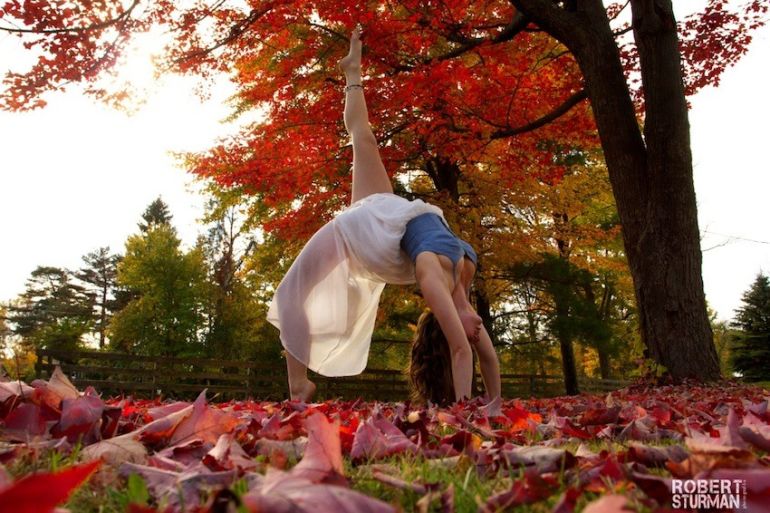 Yoga In Autumn (Gorgeous Slideshow) Hero Image