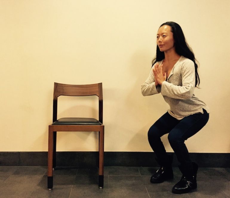 Ditch The Caffeine! Try This Energizing Yoga Sequence At The Office Hero Image