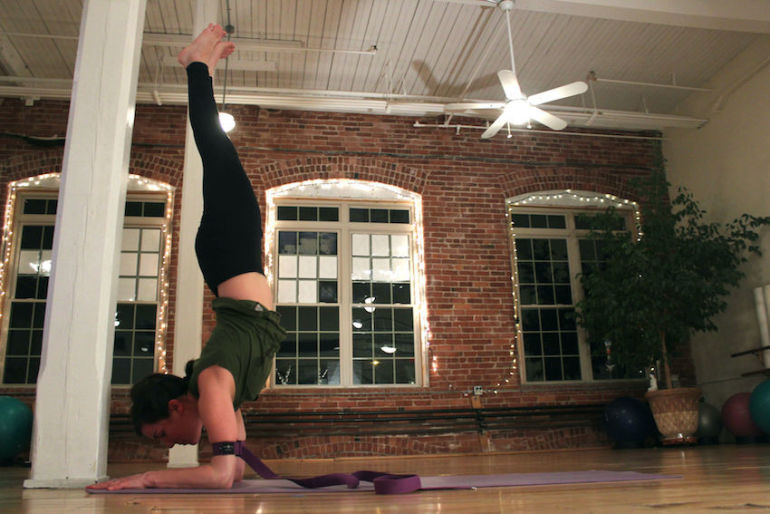 How To Build Strength For A Forearm Stand Practice Hero Image