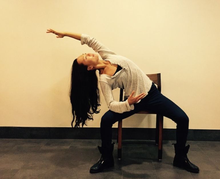 Ditch The Caffeine! Try This Energizing Yoga Sequence At The Office Hero Image
