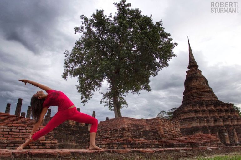 Yoga In Photos: Asanas At The Ancient Temples Of Thailand Hero Image