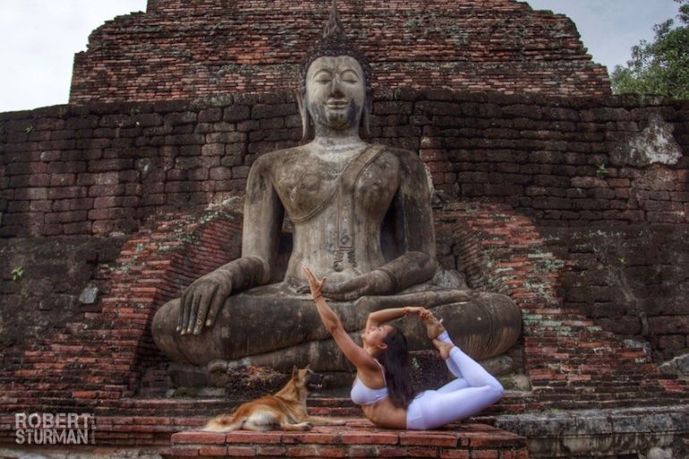 Yoga In Photos: Asanas At The Ancient Temples Of Thailand Hero Image