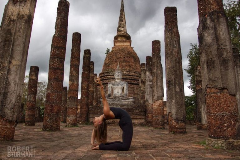 Yoga In Photos: Asanas At The Ancient Temples Of Thailand Hero Image