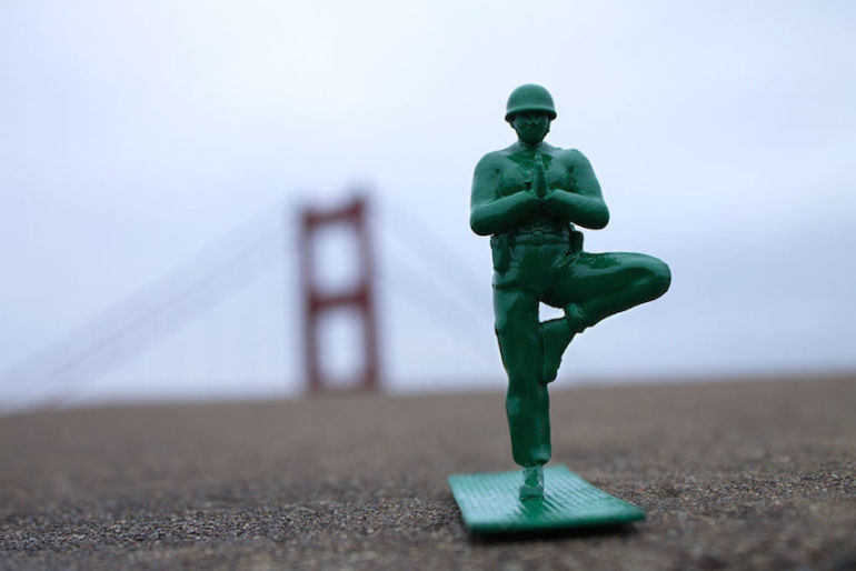 Fed Up With Violent Toys? Check Out Yoga Joes! Hero Image