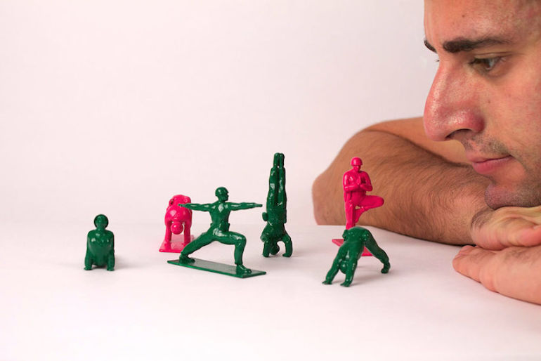 Fed Up With Violent Toys? Check Out Yoga Joes! Hero Image