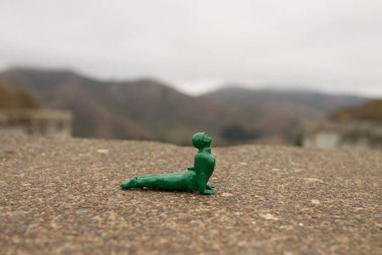 Fed Up With Violent Toys? Check Out Yoga Joes! Hero Image