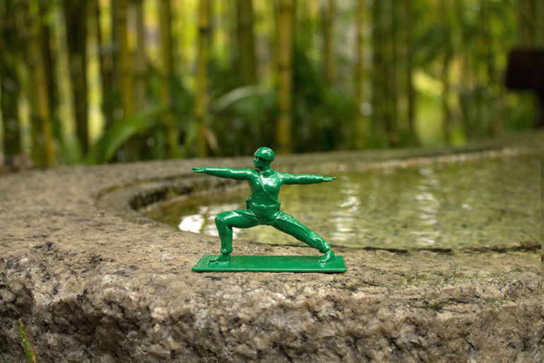 Fed Up With Violent Toys? Check Out Yoga Joes! Hero Image