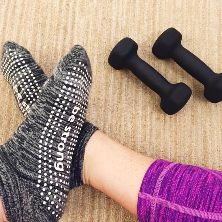 5 Cozy Pairs Of Socks You'll Want To Wear To Every Single Yoga Class Hero Image