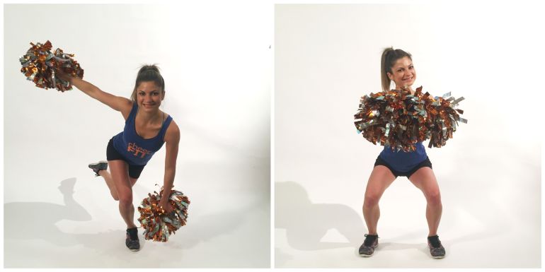 A Strengthening Pom Pom Workout To Channel Your Inner Cheerleader! Hero Image