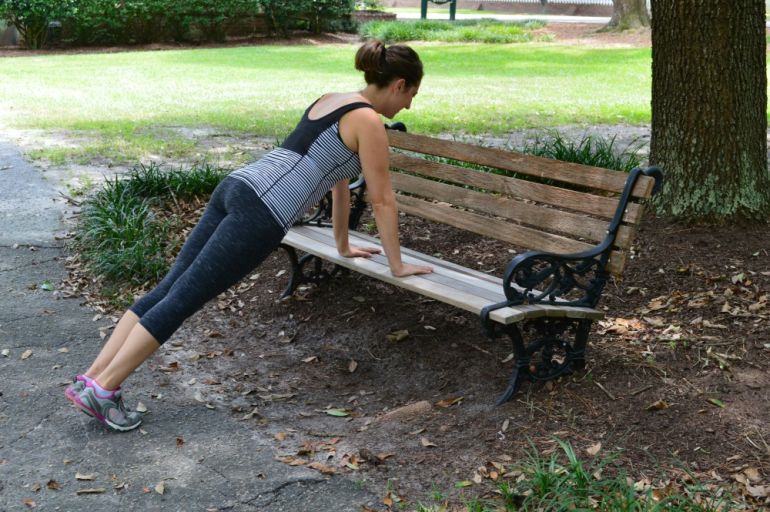 A 6-Move Workout You Can Do On A Park Bench Hero Image