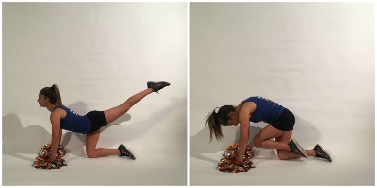 A Strengthening Pom Pom Workout To Channel Your Inner Cheerleader! Hero Image
