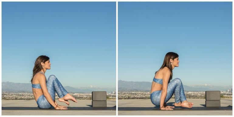 Yoga For Your Core: 1 Pose To Do Every Day This Week Hero Image