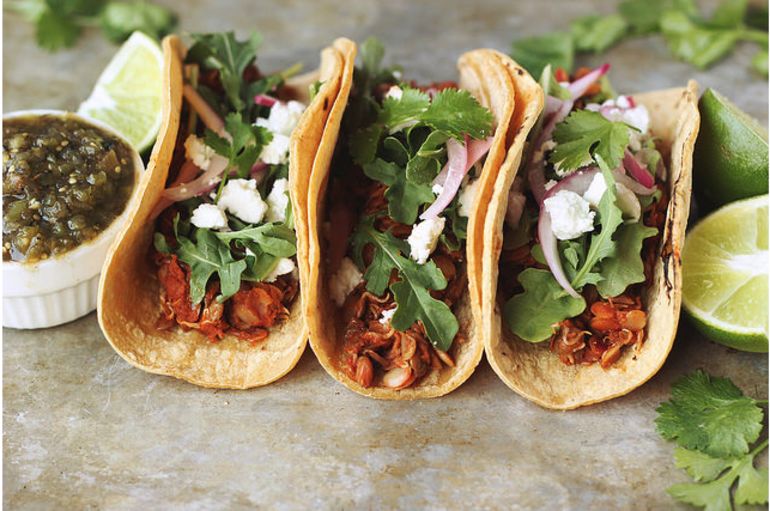 11 Tasty + Plant-Based Ways To Celebrate National Taco Day Hero Image