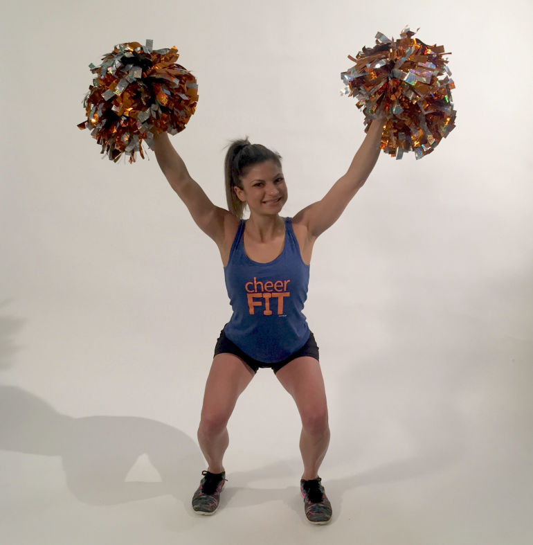 A Strengthening Pom Pom Workout To Channel Your Inner Cheerleader! Hero Image