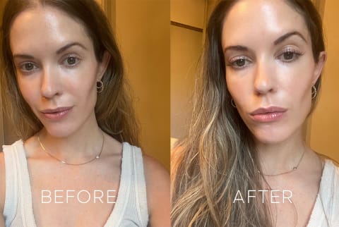 Alexandra Engler before & after Maybelline New York 