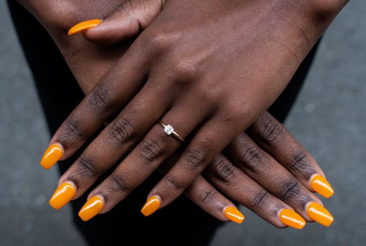 This Is The Edgy Nail Design You're About To See All Summer Long
