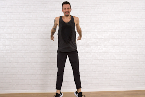 jump squat heel click