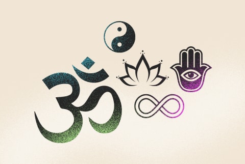 Yoga Symbols  Yoga symbols, Spiritual logo, Yoga logo