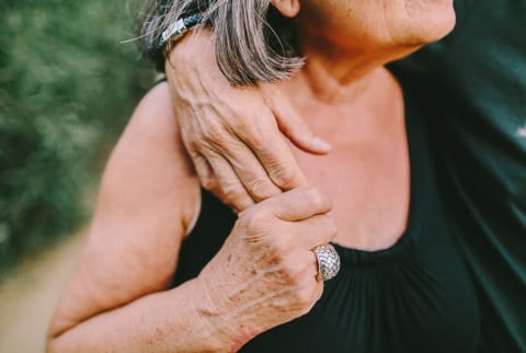 Close Up Photo of a Couple in Their 60s Outdoors