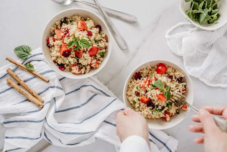 Need To Up Your At-Home Lunches? Try This Colorful Couscous Salad