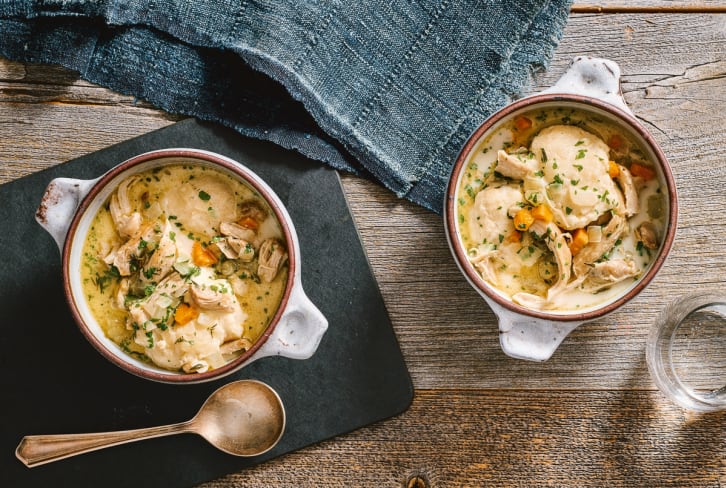 Need A Low-Carb Dinner? Try This Yummy Keto Chicken & Dumpling Soup