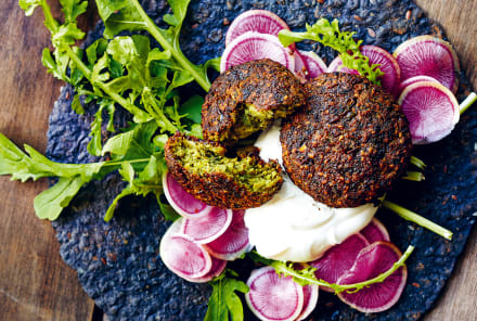Got Canned Chickpeas? Try Making This Oven-Baked Green Falafel