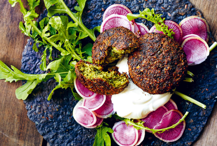 Got Canned Chickpeas? Try Making This Oven-Baked Green Falafel