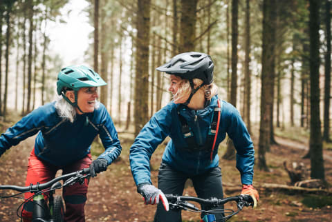 Woman and Her Daughter Biking - Cardio Exercise Improves Memory