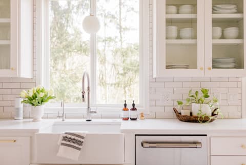 Clean Kitchen on a Spring Day