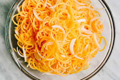 Overhead of Spiralized Noodles