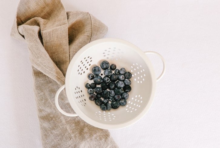 Blueberry Sundae Smoothie With Vegan Whipped Cream