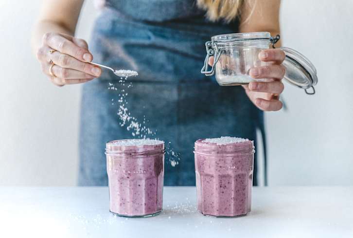 Homemade Blueberry Pie Smoothie