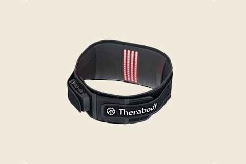 therabody thermback LED with red light on