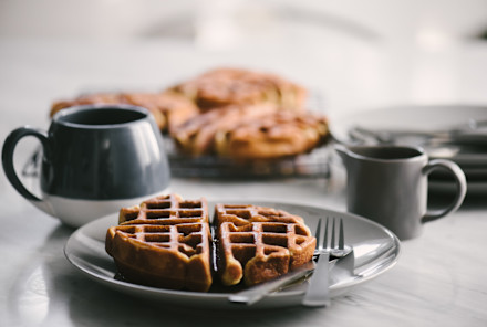 These Keto-Approved Savory Waffles Will Keep You Full All Day