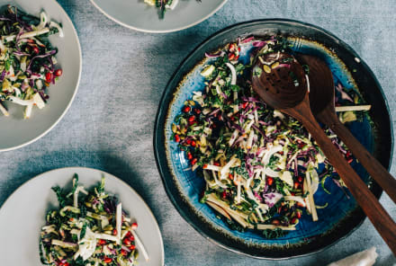 This Brussels Sprouts Slaw Has A Delicious Gut-Healing Ingredient