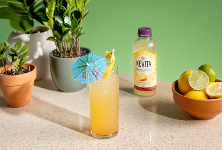 How To Make A Spicy, Sparkling Frozen Lemonade With Probiotics In One Step