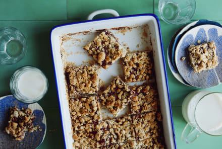 The Nutty Crumble On These Healthy Homemade Jam Bars Is To Die For