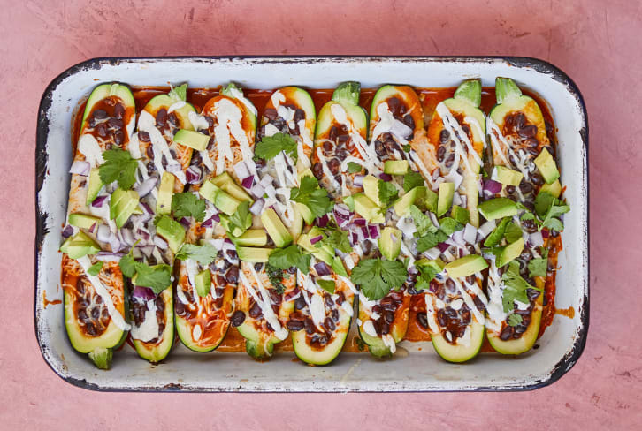 This Fun, Low-Carb Take On Enchiladas Is The Perfect Easy Weeknight Meal