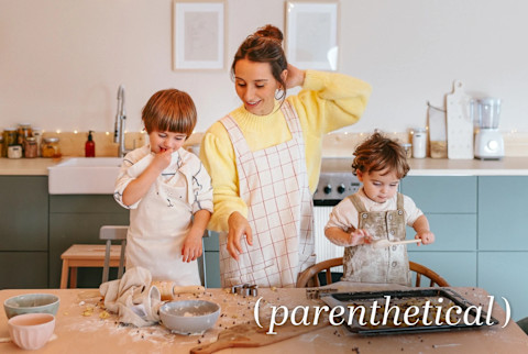 kids cooking with mom