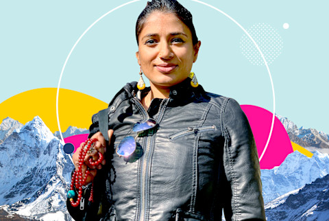 Wasfia Nazreen talks with mindbodygreen on female climbers Wasfia Nazreen talks with mindbodygreen on female climbers