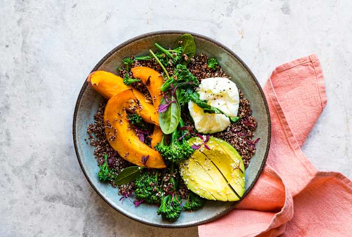 Greens, Eggs + No Ham (Quinoa, Actually)