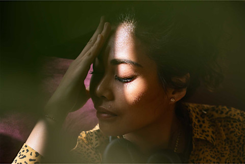 Woman stressed Woman stressed