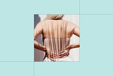 Woman wick back pain Woman wick back pain