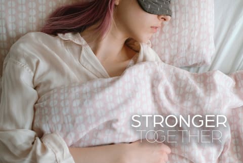 Sleeping woman - Stronger Together