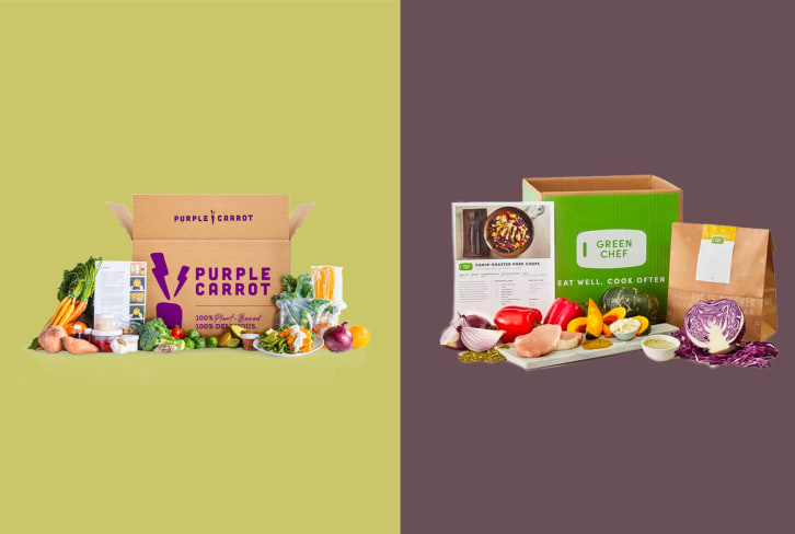 Purple Carrot vs. Green Chef: Which Meal Delivery Service Is Better? From An RD