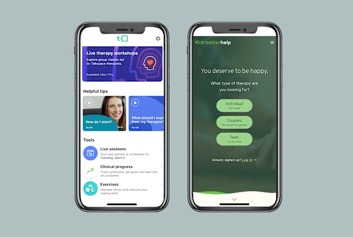 I Tried Online Therapy With Talkspace & Betterhelp — Here's How The Two Compare