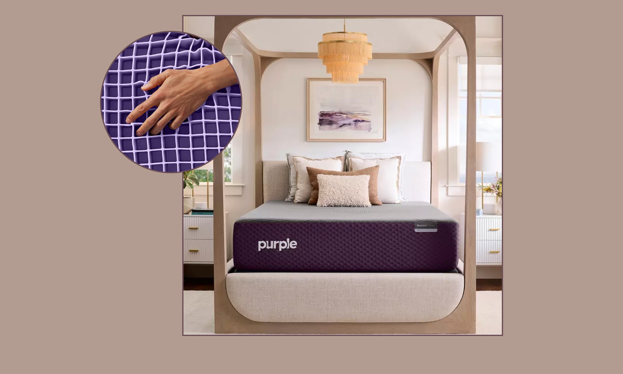 purple mattress test locations