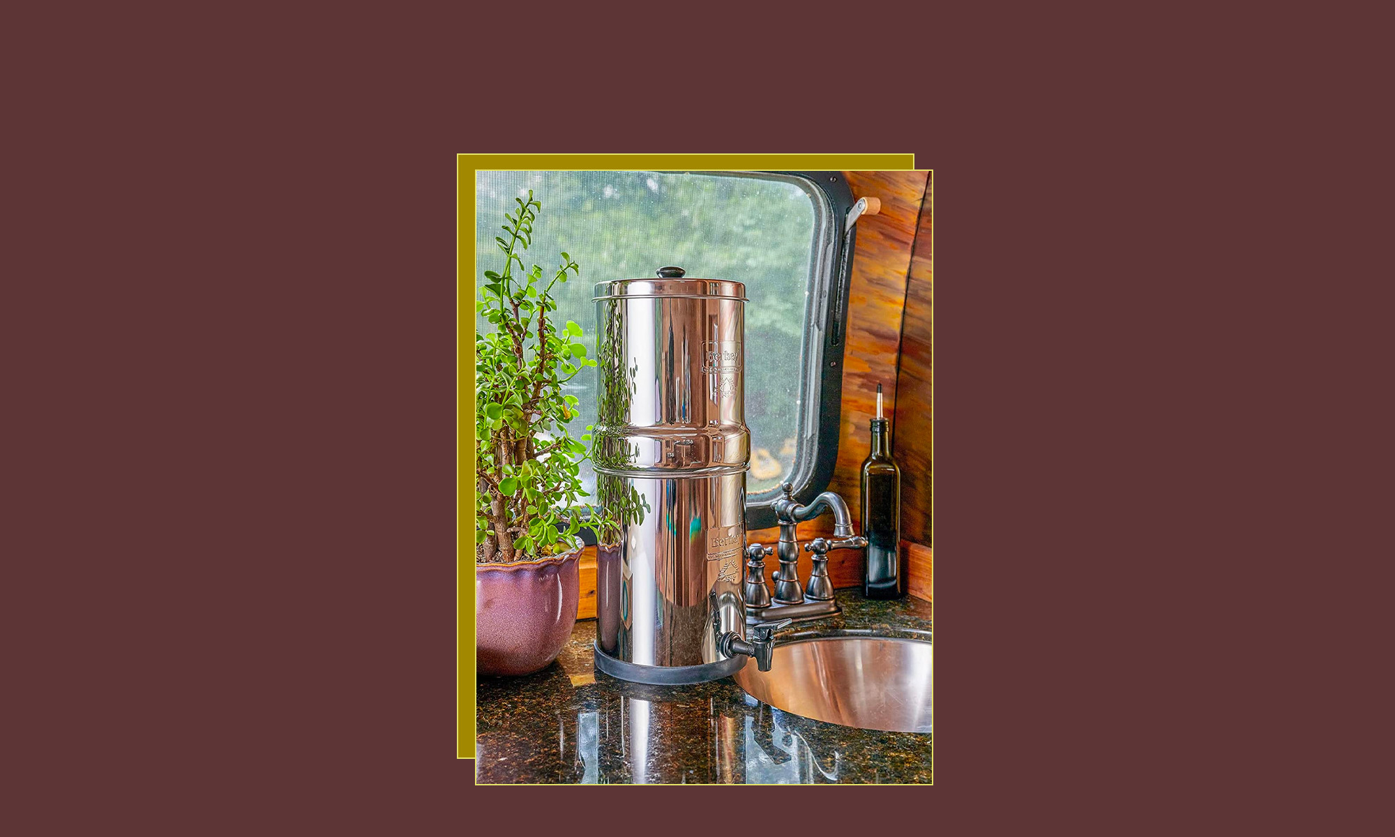 Hydrate Mineral Spring Countertop Water Filtration Purification